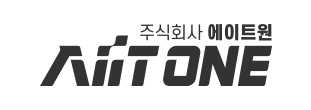 에이트원 로고 컬러형3 (다크 그레이)